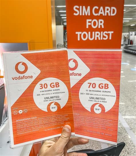 vodaphone sim card italy